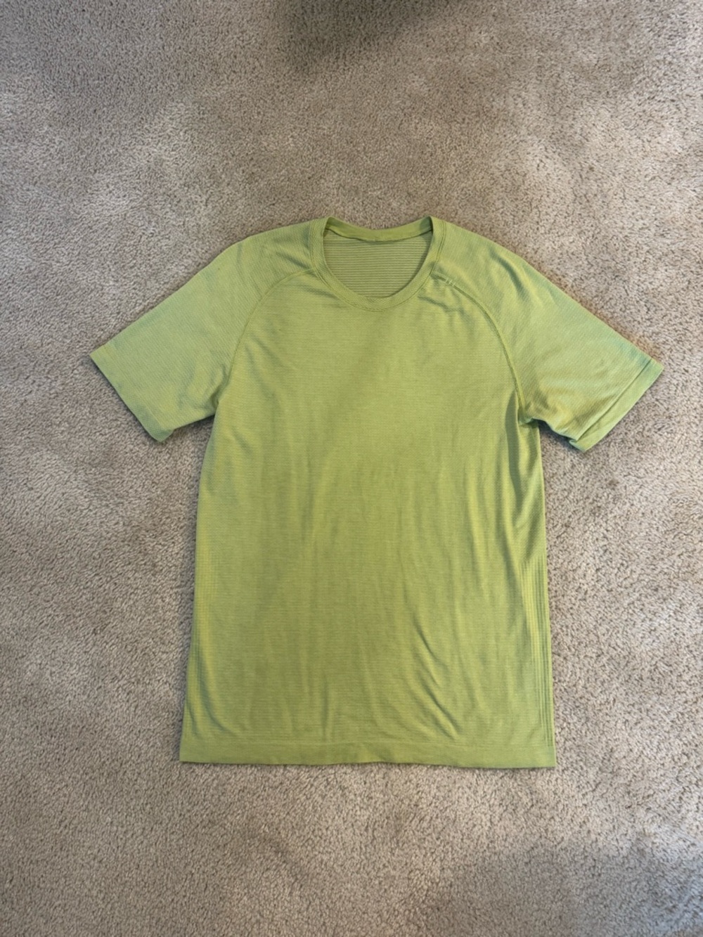 Lululemon Lime Green Metal Vent Tech SS 2.0 Top